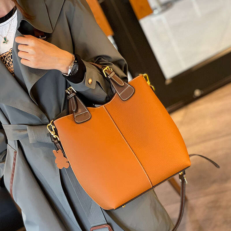 Luxury Shoulder Bags Totes Top Layer Cowhide Women S High End Handbag New Tote Bag Large Capacity Genuine Leather SENYY