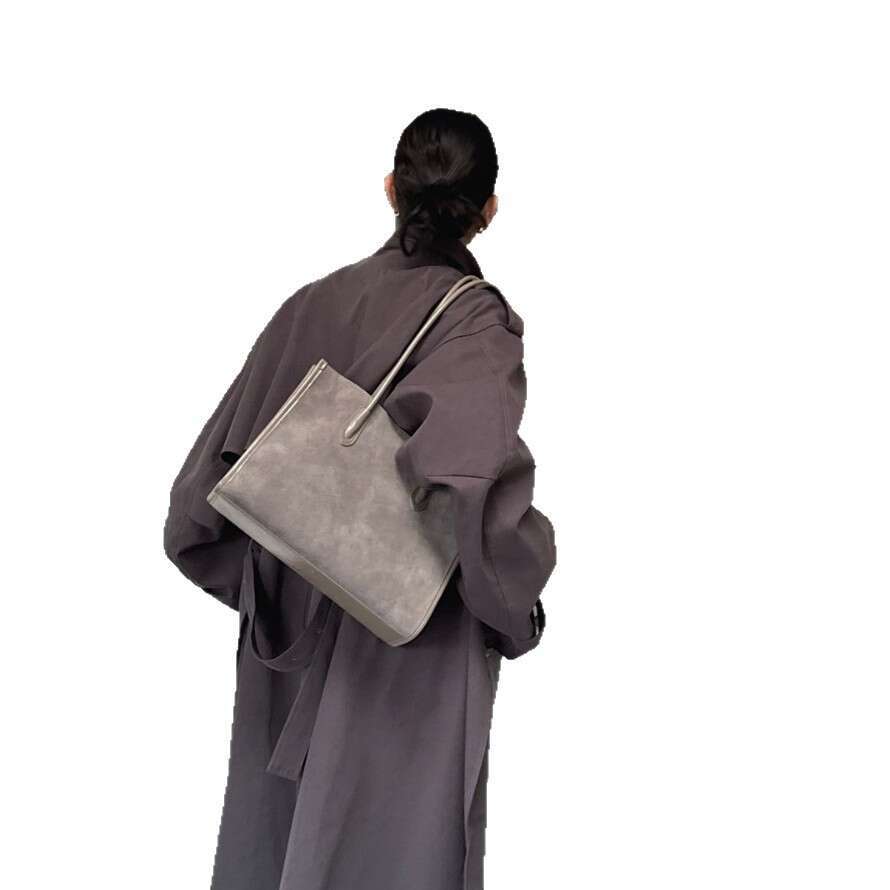 Luxury Shoulder Bags Totes New Genuine Leather Tote Bag Summer Handbag Large Capacity For Work And Commuting Women S Suede SENYY