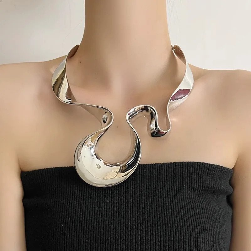 Draweye Hyperbole Irregular Necklaces for Women Punk Style Vintage Chokers Jewelry Fashion Hiphop Collares Para Mujer 260202 - view 3