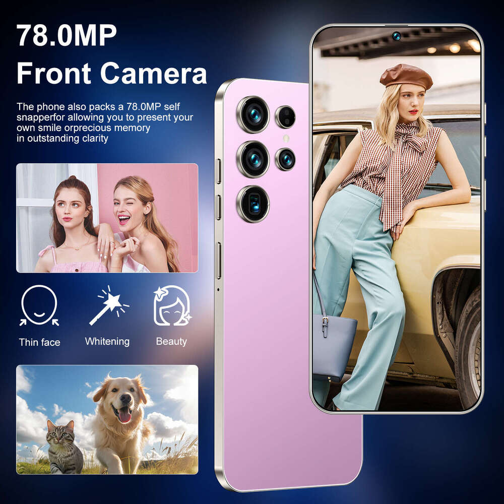 Famous Brand New S Ultra Cross Border Mobile Phone T True G Android Large Screen Smartphone Hot Selling CKS