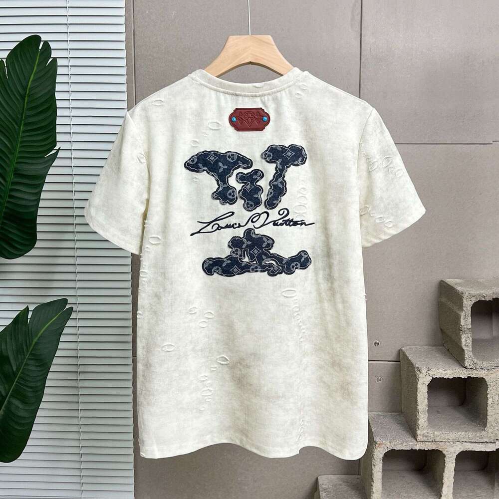 Heavyweight Cotton Trendy Brand T-Shirt 2025 Hot Style Unisex Summer Niche New Loose Half Sleeve T-Shirt Top
