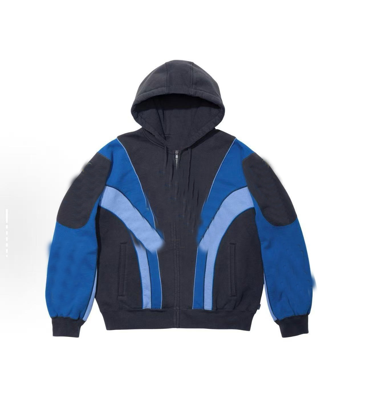 X FO Racing FW25 WEEK9 Zip Up Hooded Sweatshirt Fashion Men Women Letter Hoodies Skateboard Hip Hop Autumn Winter High Street Unisex Streetwear