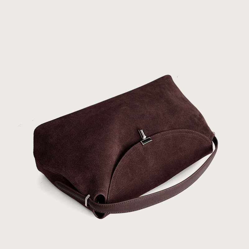 Luxury Shoulder Bags Totes Niche Design Winter New Large Capacity Commuter Retro Versatile Suede Single Genuine Leather Handbag Crossbody Bag SENYY
