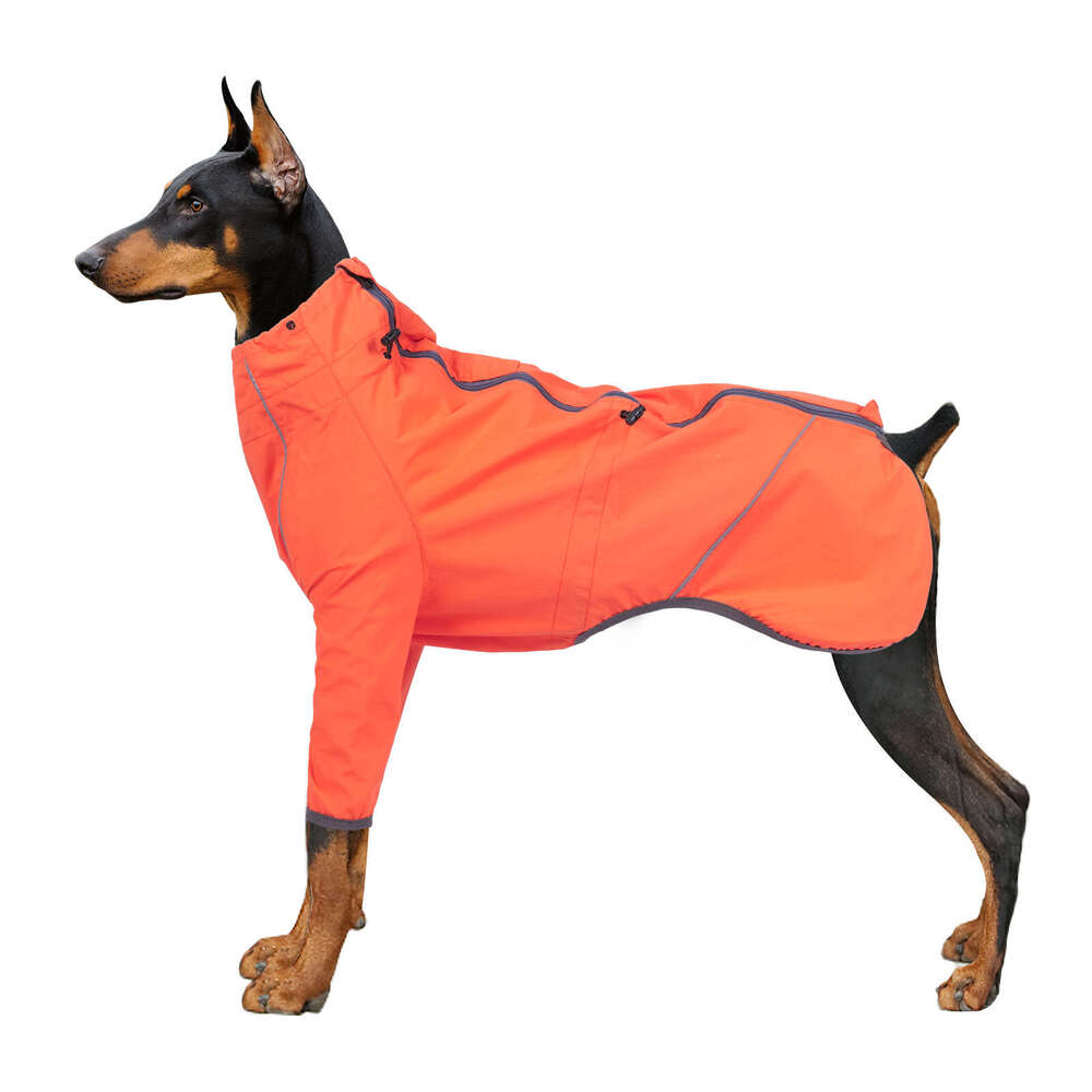 Famous brand Dog raincoat jacket waterproof windproof large dog clothes spring and autumn pet wholesale pupakaIK