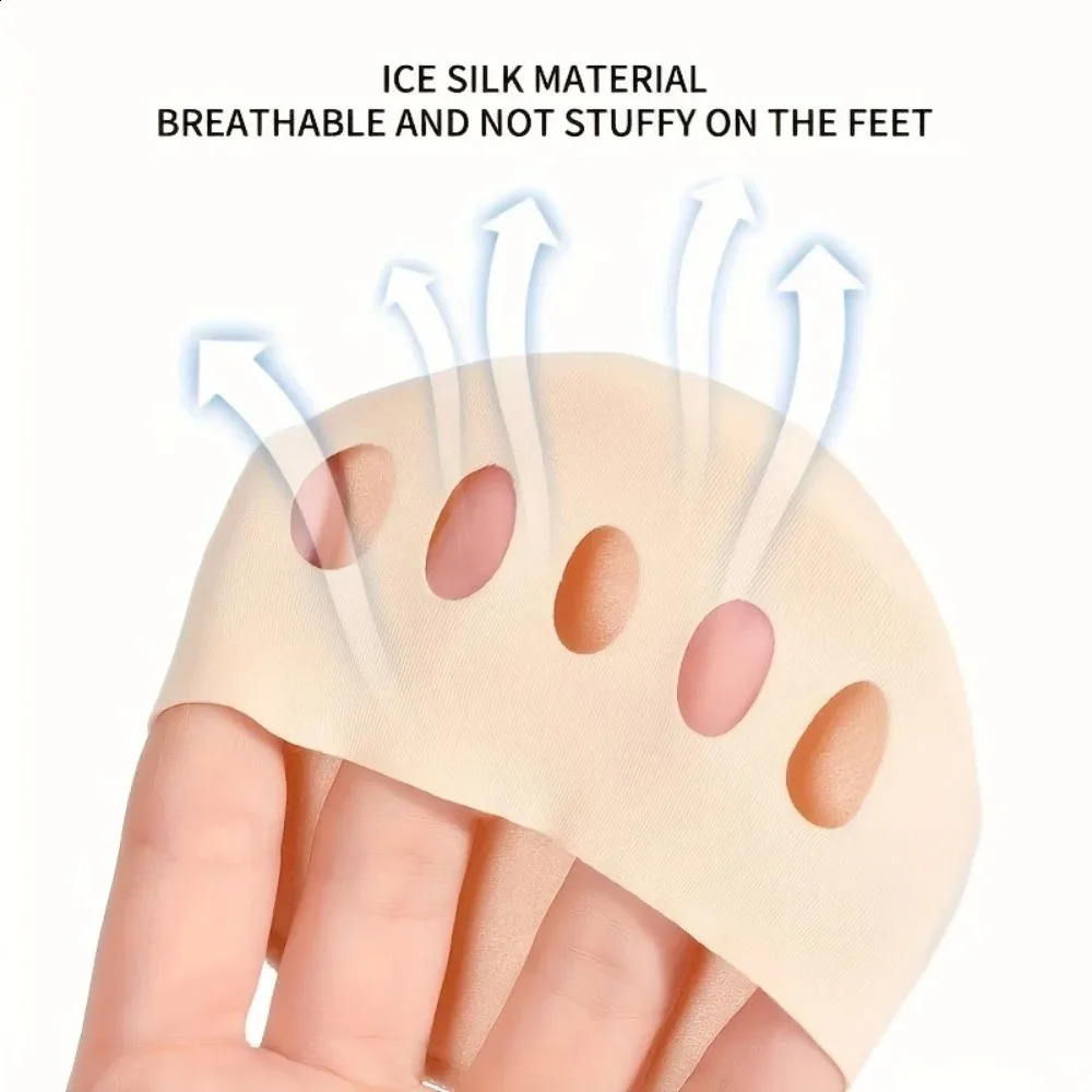 10PCS Foot Pad High Heel Forefoot Pad Soft Invisible Metatarsal Support Non-Slip and Anti-Foaming Insole Comfortable Care Tool 260124