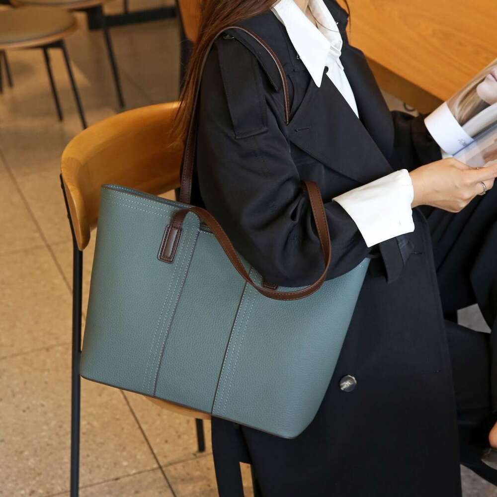 Luxury Shoulder Bags Totes Genuine Leather New Commuter Tote Women Large Capacity Mom Bag S Style SENYY