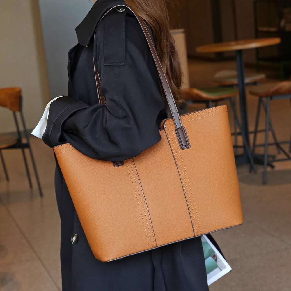 Luxury Shoulder Bags Totes Genuine Leather New Commuter Tote Women Large Capacity Mom Bag S Style SENYY