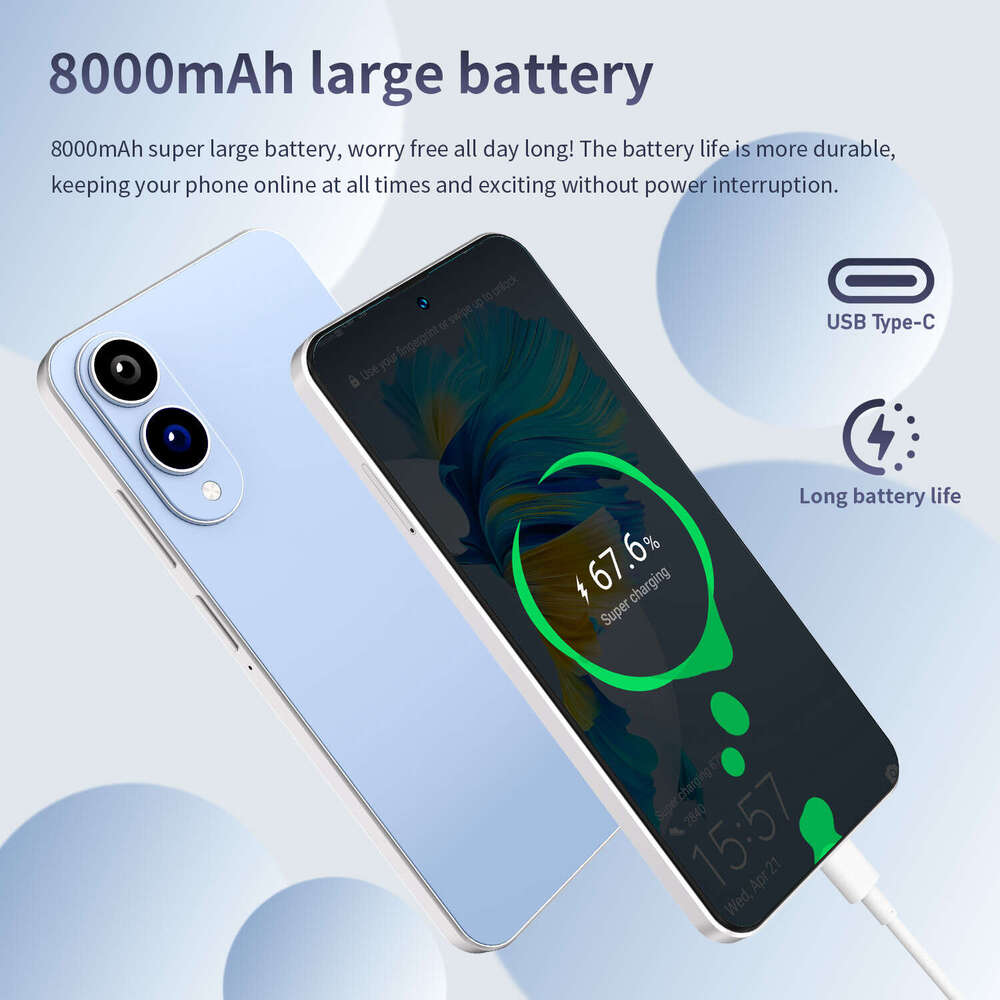 Famous Brand Hot Selling Cross Border Mobile S Edge Android Phone Large Screen T Smartphone Available For Dropshipping CKS