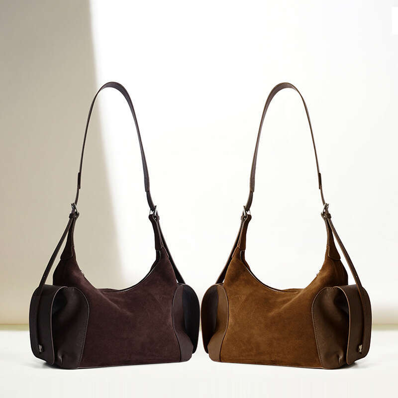 Luxury Shoulder Bags Totes Autumn And Winter New Suede Women S Large Capacity Casual Tote Fashion Crossbody Genuine Leather Underarm Bag For SENYY