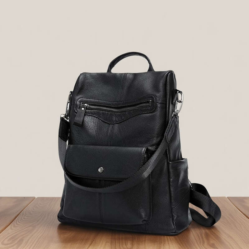 Luxury Shoulder Bags Totes Hobo Genuine Leather Women S Backpack Double High End Single New Fashion Versatile Large Capacity Travel Bag SENYY