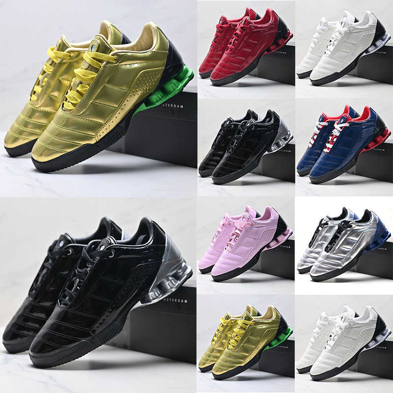 T90 Maha Amsterdam Shoxs Magia Running Shoes Designer Women Men Outdoor Sneakers Black Metallic Silver Dynamic Yellow Mens Trainers