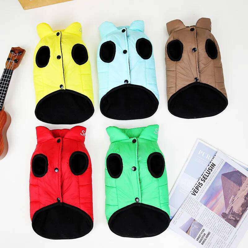 Famous brand PC Lot Winter Dog Jacket Waterproof Warm Pet for Small Dogs Vest Chihuahua Coat Puppy Clothes pupakaIK
