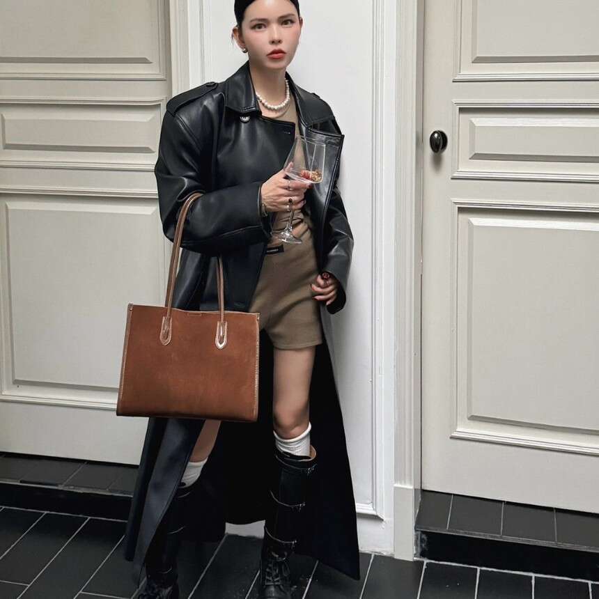 Luxury Shoulder Bags Totes New Genuine Leather Tote Bag Summer Handbag Large Capacity For Work And Commuting Women S Suede SENYY