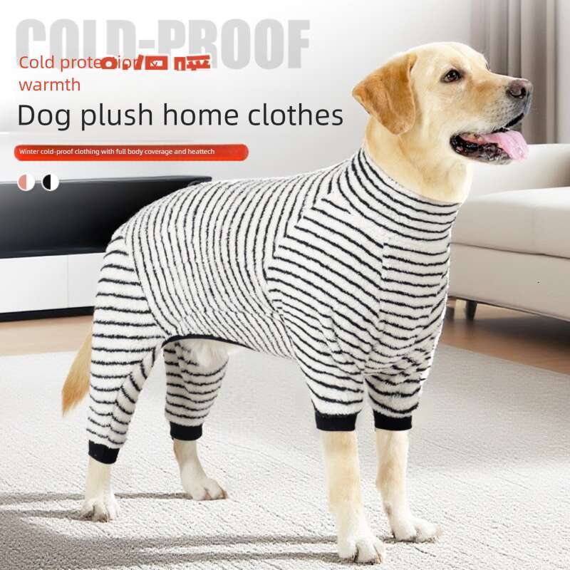 Famous brand New Year of the Snake Amazon Winter Comfortable Long Plush Soft Warm Anti Shedding Dog Cotton Coat pupakaIK