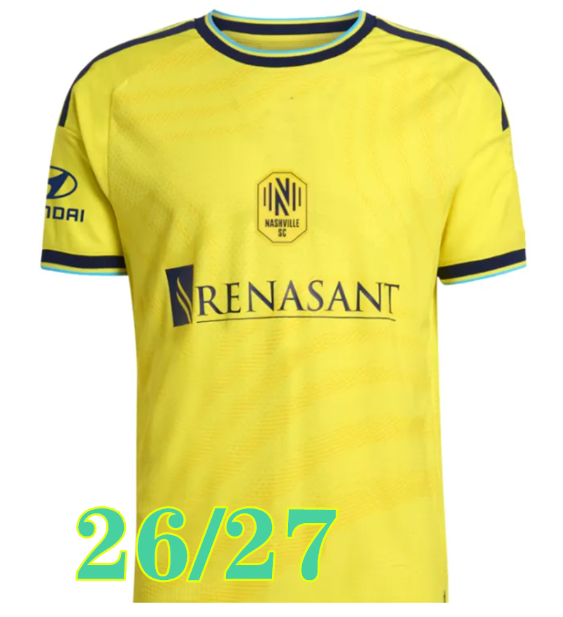 2026 2027 soccer jerseys SC Fans version MUKHTAR BADJI LOVITZ LEAL MCCARTY GODOY BECKELES Mens 26 27 JERSEY FOOTBALL SHIRTS Nashville S-4XL