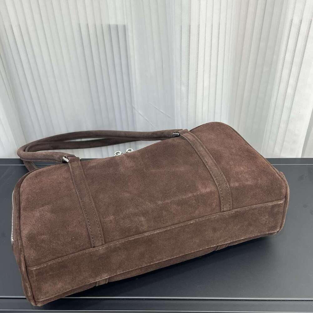 Luxury handbag suede bag for autumn and winter, women's versatile shoulder bag women's high-end sense large capacity commuting armpit bag SE