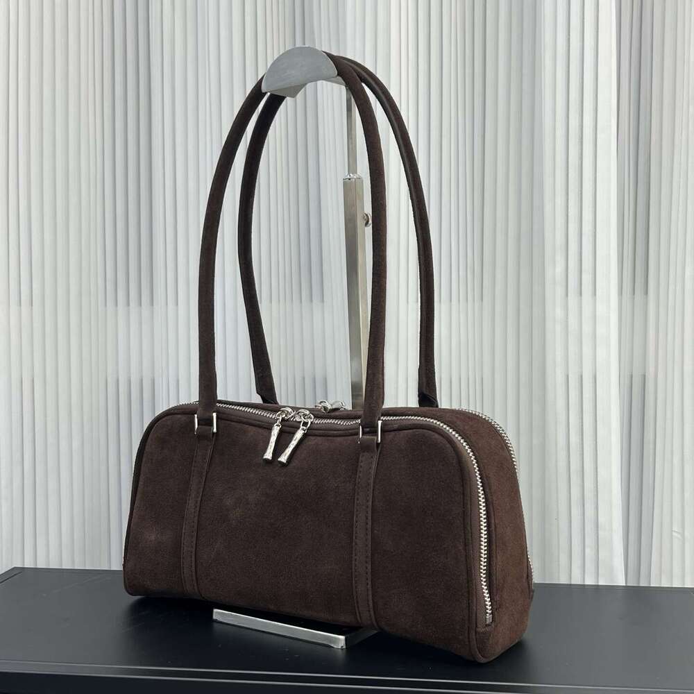 Luxury handbag suede bag for autumn and winter, women's versatile shoulder bag women's high-end sense large capacity commuting armpit bag SE