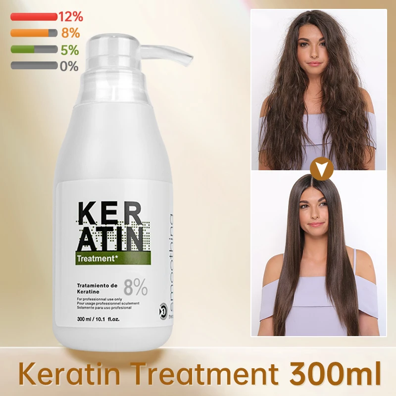 Shampoo Conditioner PURC Brazilian Keratin Treatment maquillaje Formalin Professional Straightening Smoothing Curly Frizz Dry Repair Cream Hair Care Y