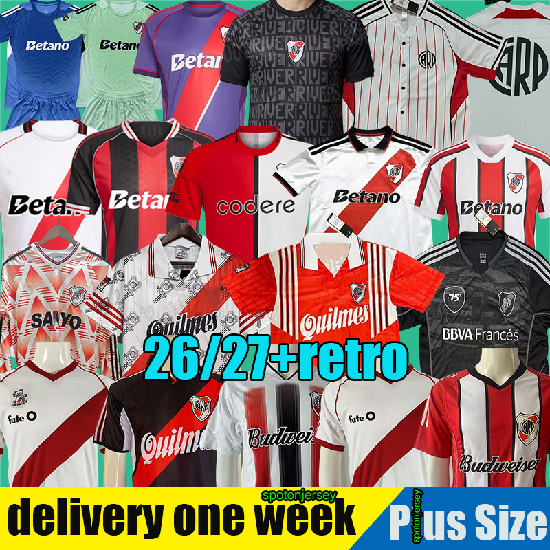 25 26 River plate jerseys 25 26 BARCO camisetas River plate kits 25 26 27 Men Kids Kits Sets football shirts equipments River plate retro jersey retro kits