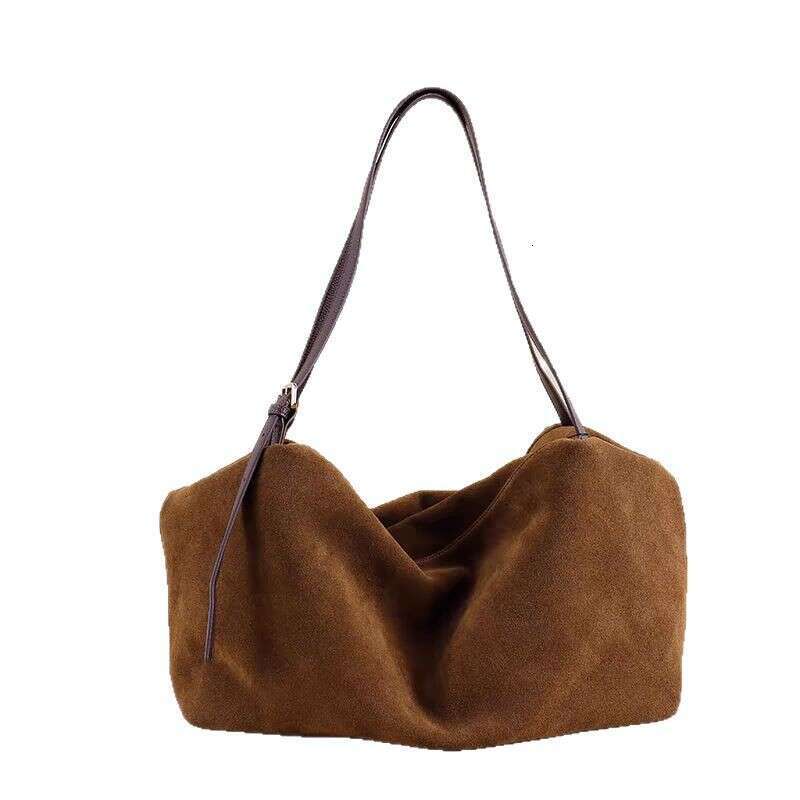 Luxury Shoulder Bags Totes Vintage Casual Commuter Large Capacity For Women New Autumn Winter Suede Tote Niche Versatile Bag SENYY
