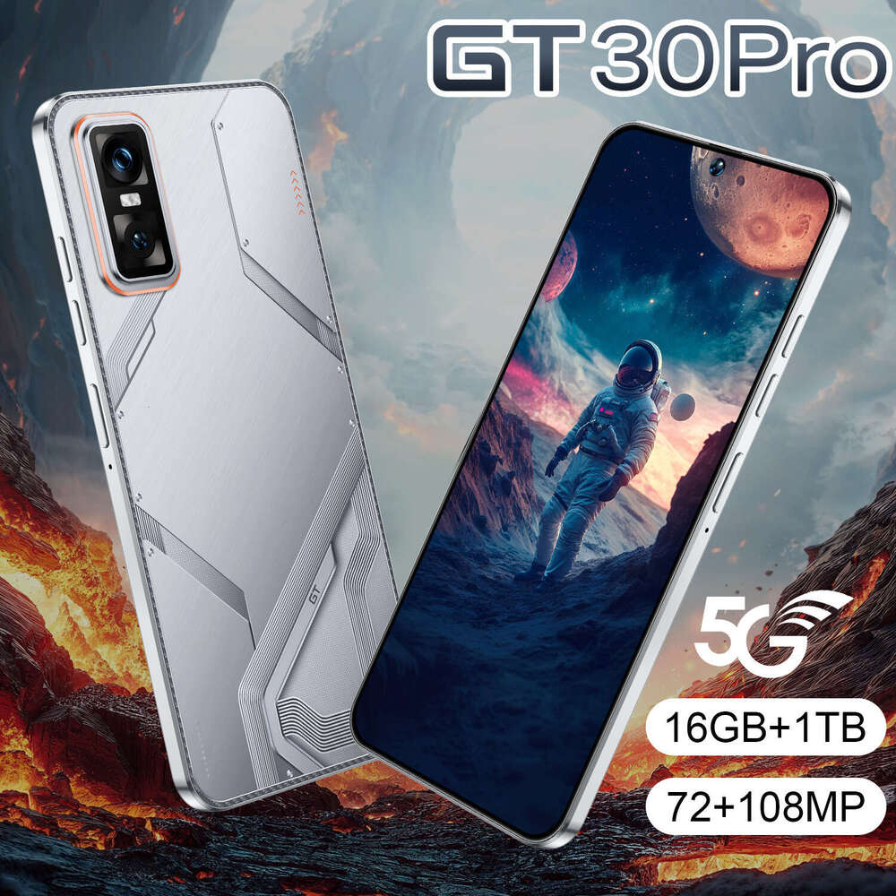 Famous brand cross-border GT 30 Pro Android 16+1T smartphone 7.3 large screen Android phone source manufacturer CKS