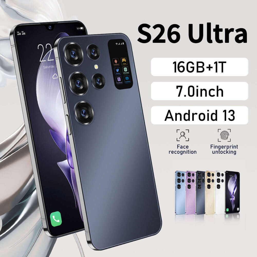 Famous brand's new cross-border S26 Ultra intelligent Android 5G phone, 7.3-inch Android 16+1TB, factory direct sales CKS