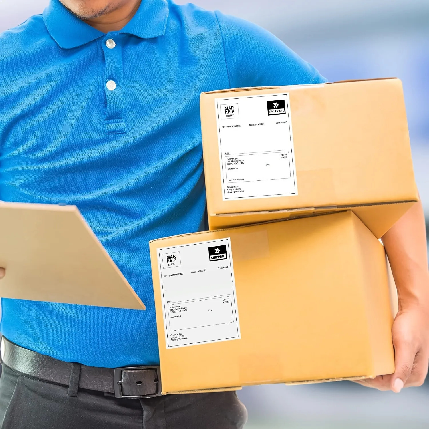 4x6inch Thermal Printer Papers White Labels Sticker 100x150mm For Labels DHL UPS Express Barcode For P50/D100/D200 260203