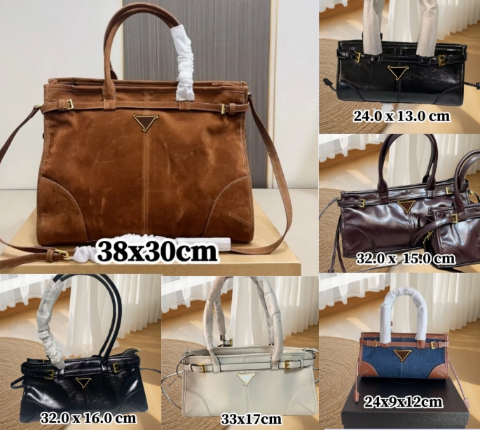 Designer Bag Straw Bags Nylon Tote Bag High Quality Handbag Fashion Metallic Leather Women Shoulder Solid Brown Color Wallet Large Capacity Shopping Bag