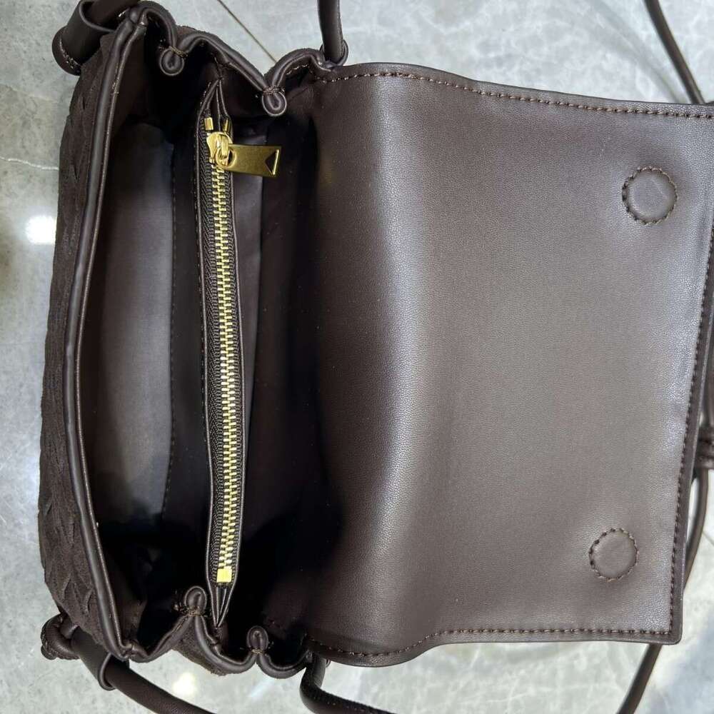 Luxury Shoulder Bags Totes New Matte Woven Square Genuine Leather Single Crossbody Women S Simple Fashion Versatile Small Bag SENYY