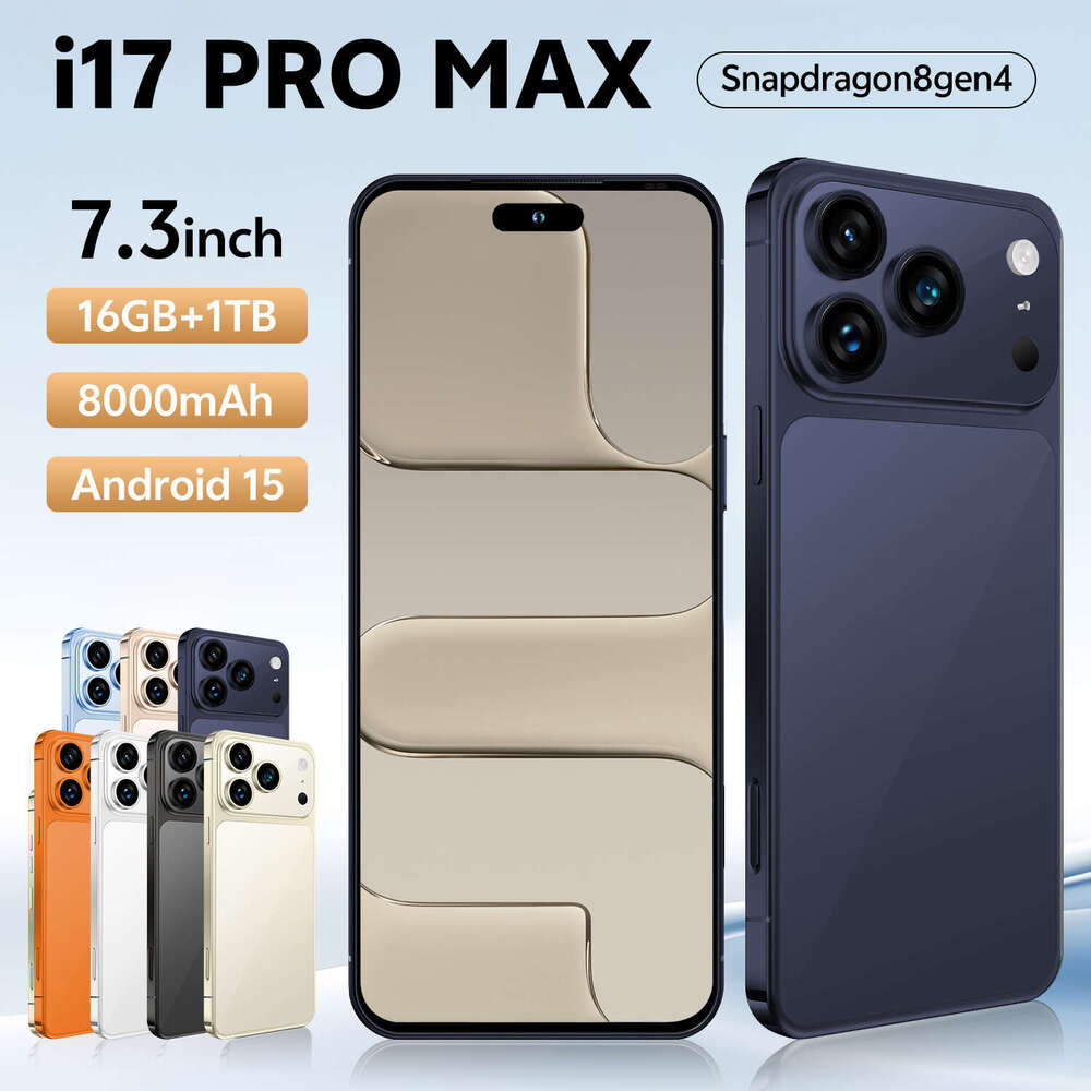 Renowned brand's new cross-border i17 ProMax smartphone 7.3-inch 16+1T Android smartphone CKS from the original manufacturer