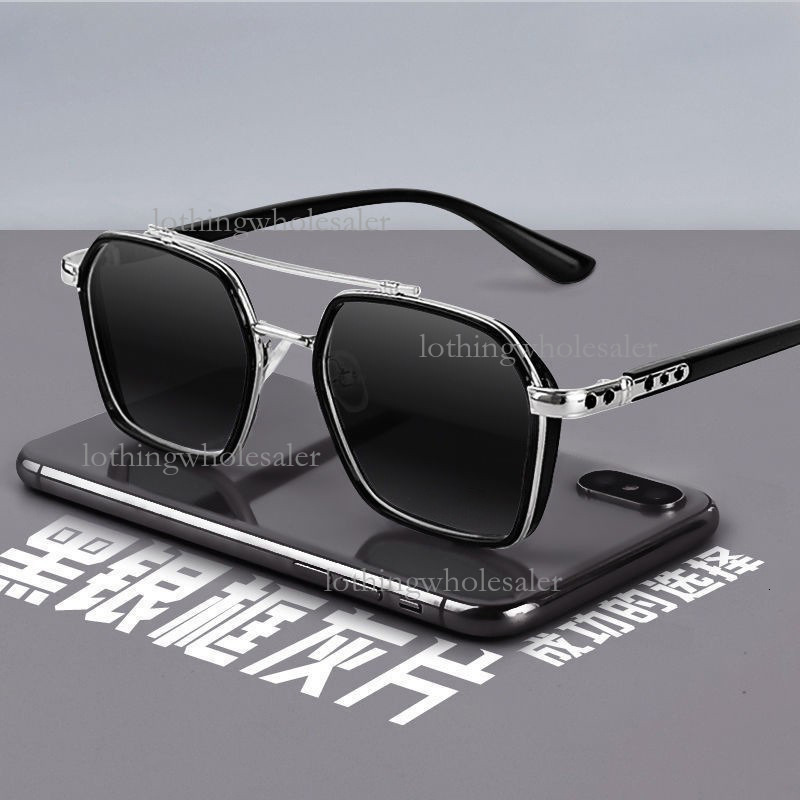 2026 Designer Polarized Color Changing Double Beam Outdoor Glasses Luxury Men's Sunscreen And UV Protection Day And Night Cycling Glasses Vacatio