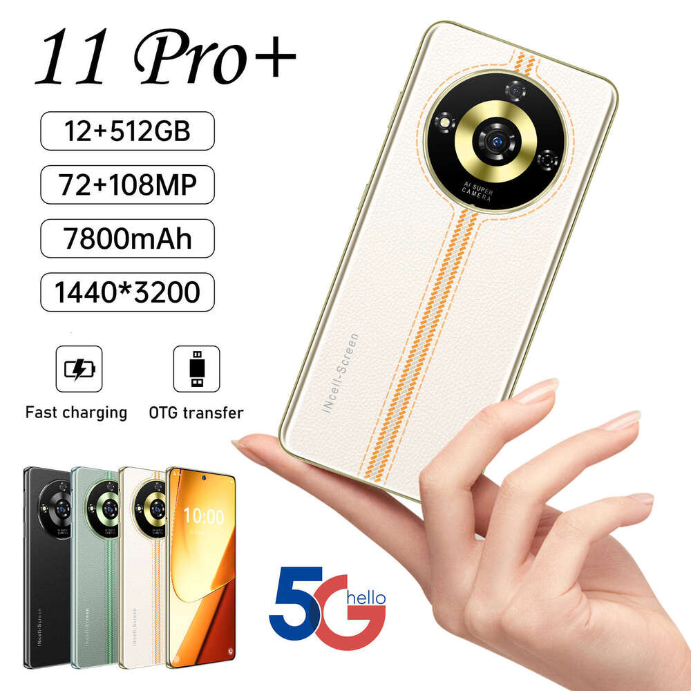 Famous brand cross-border smartphone 11 Pro+Android 12+512G large screen phone manufacturer direct sales CKS