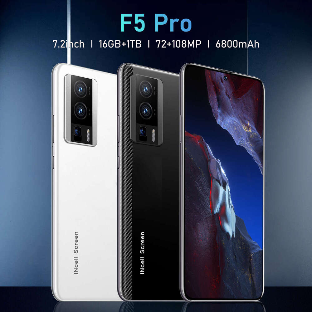 Renowned brand F5 Pro cross-border Android smartphone 7.3-inch foreign trade 16+1TB source factory direct sales CKS
