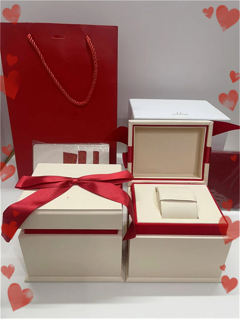 Top Quality Boxes OMEGAity watch Original Box Accessories wholesale montre Watches Booklet Card Tags and Papers In English Swiss Watches Boxes Many are the box#559