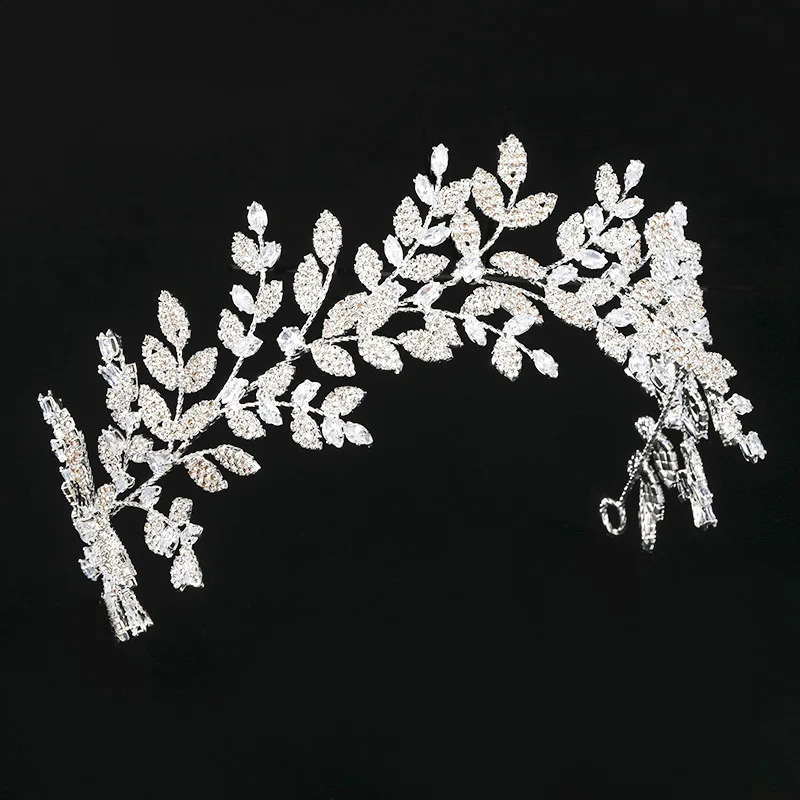 Bridal Headband For Wedding Headpieces Crystal Zirconia Elegant Bride Tiaras Hair Pieces Wedding Hair Jewelry Headdress 260208