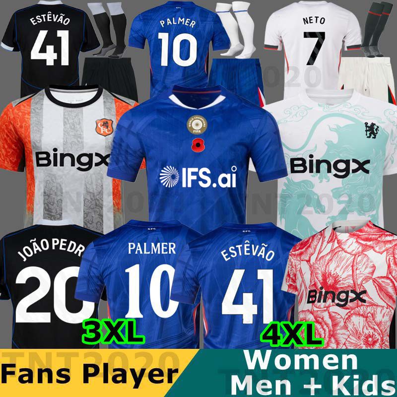TOP 25 26 Chelsea Soccer Jerseys PALMER ESTEVAO ENZO JOAO PEDRO CAICEDO CUCURELLA GARNACHO GITTENS BADIASHILE CHELSEASES NETO DELAP GUSTO men kids Football Shirt