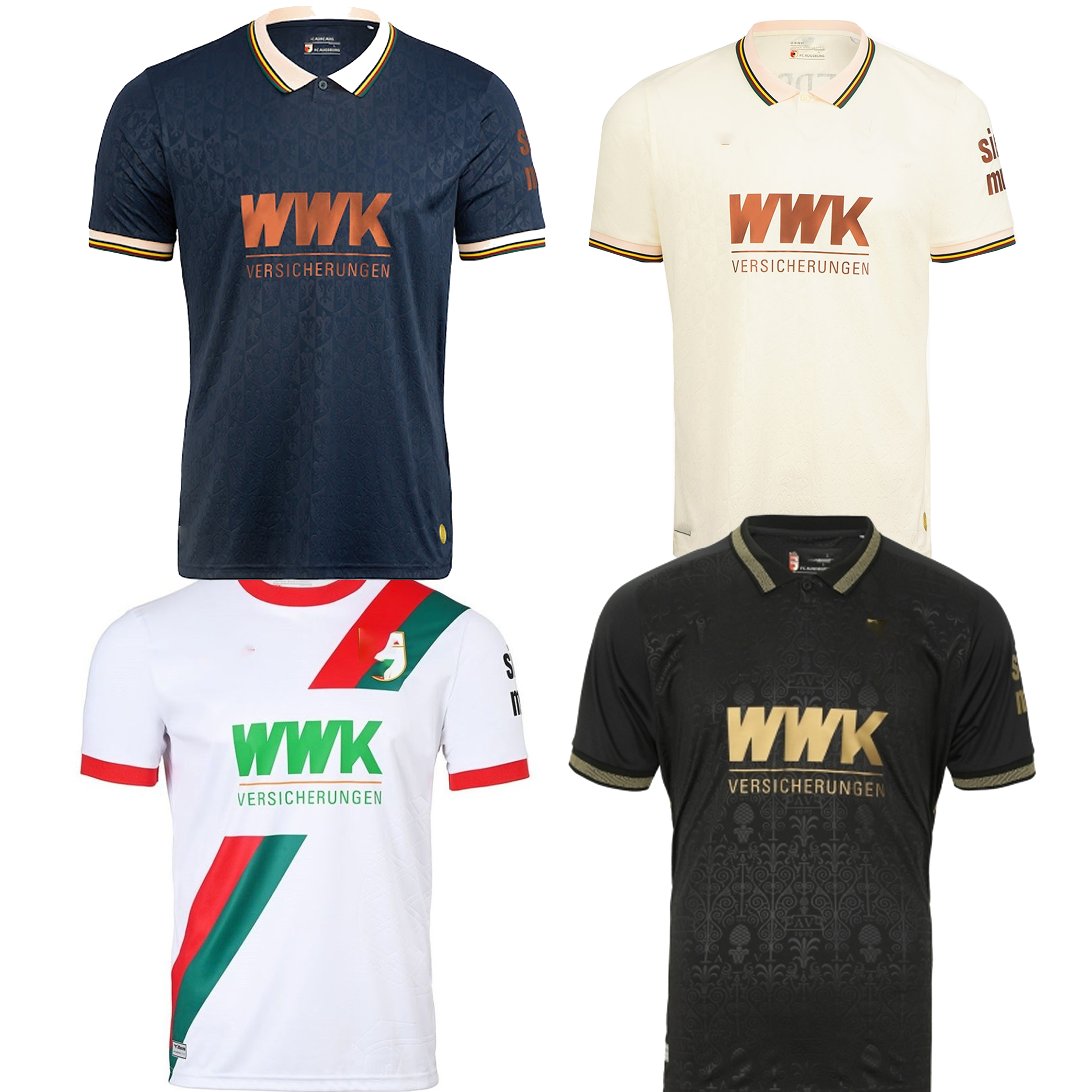 2026 Augsburg Fugger City Special Kit 25 26 Soccer Jerseys KABADAYI ESSENDE MOUNIE TIETZ M BERISHA OXFORD GUMNY MATSIMA GOUWELEEUW REXHBECAJ MAIER Football Shirts