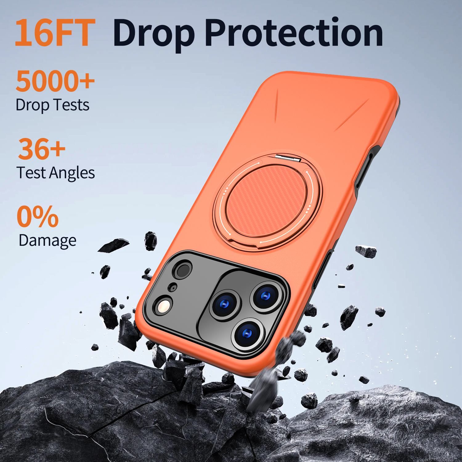 Luxury 360 Magnetic Ring For Magsafe Wireless Armor Shockproof Case For iPhone 17 17e 16 15 14 13 12 11 Pro Max Samsung S26 Ultra S25 Edge S24 FE S23  - view 6