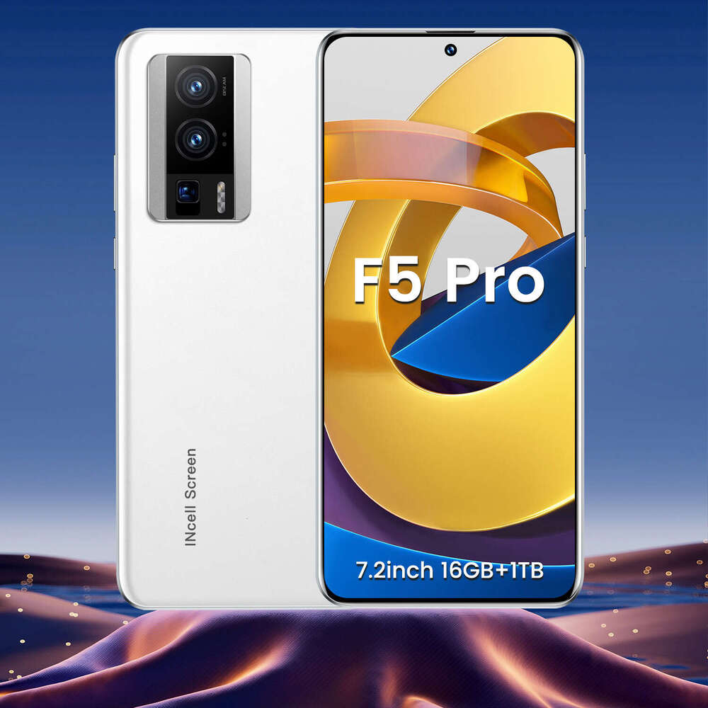 Renowned brand F5 Pro cross-border Android smartphone 7.3-inch foreign trade 16+1TB source factory direct sales CKS