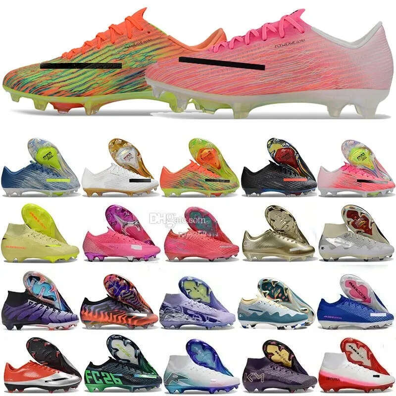 Football Shoes SuperfIy 11 VAP0R 17 Mercuriel 2026 Soccer Cleats Low-cut collar FlyWeave Ultra Pink Mens Youth FG Boots