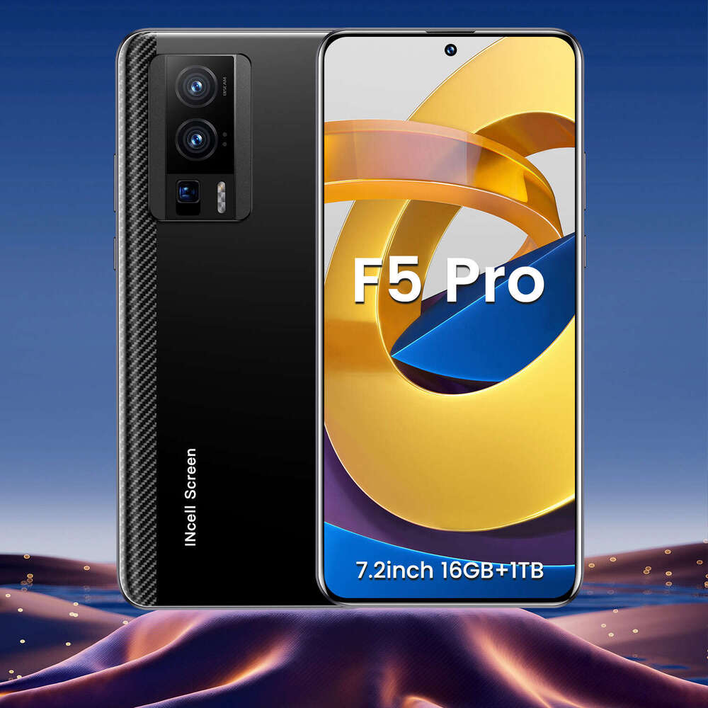 Renowned brand F5 Pro cross-border Android smartphone 7.3-inch foreign trade 16+1TB source factory direct sales CKS