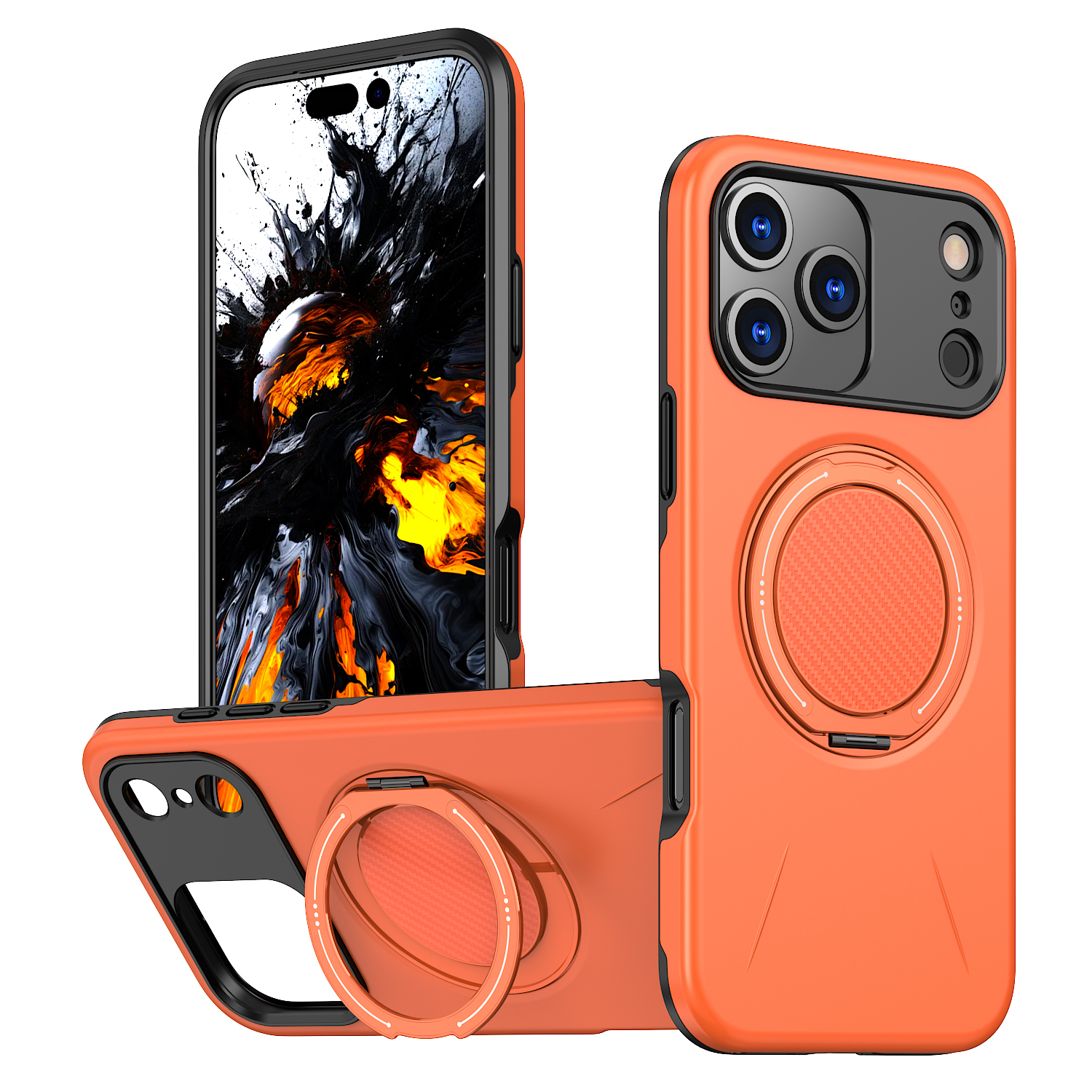 Luxury 360 Magnetic Ring For Magsafe Wireless Armor Shockproof Case For iPhone 17 17e 16 15 14 13 12 11 Pro Max Samsung S26 Ultra S25 Edge S24 FE S23  - view 4