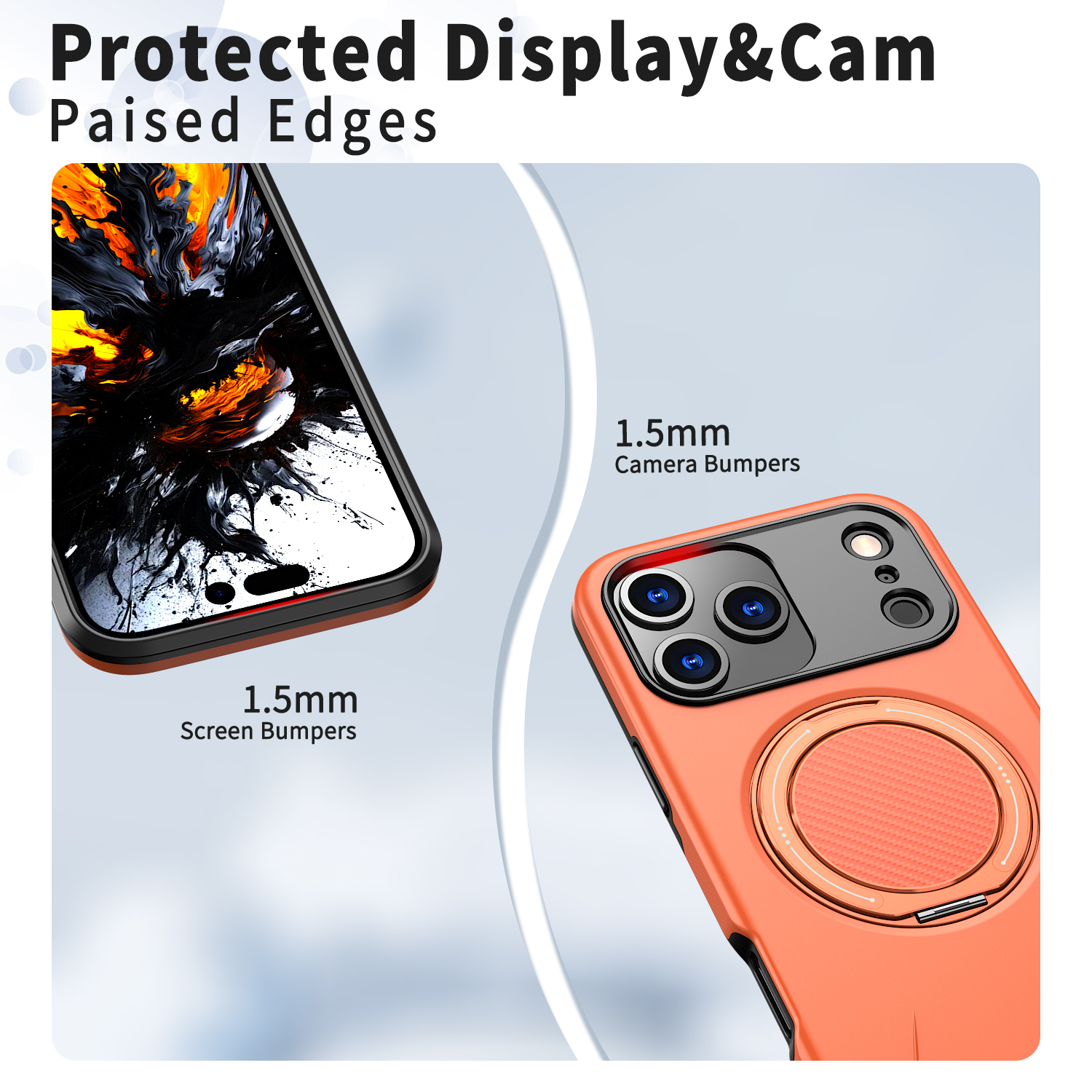 Luxury 360 Magnetic Ring For Magsafe Wireless Armor Shockproof Case For iPhone 17 17e 16 15 14 13 12 11 Pro Max Samsung S26 Ultra S25 Edge S24 FE S23  - view 7
