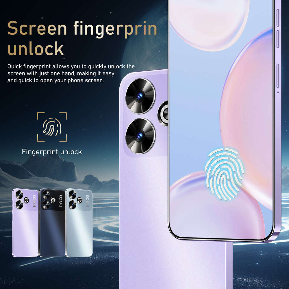 cross-border hot selling new product M6 Plus mobile phone 16+1TB foreign trade large screen smartphone source factory CKS