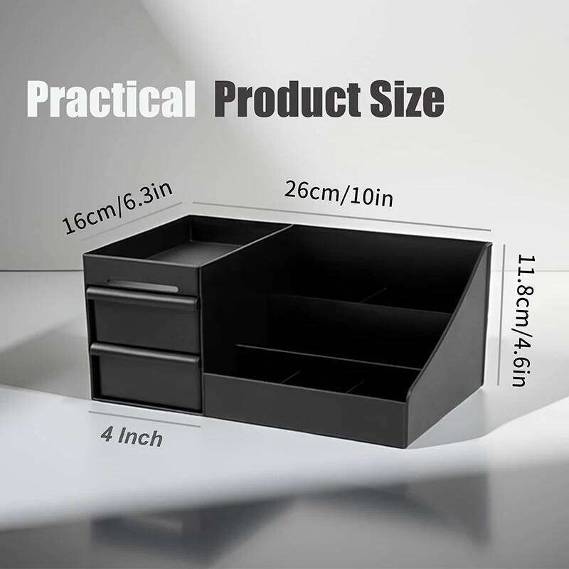 Men's Perfume Display Stand, Cologne Holder, Countertop Organizer with Drawers 26Y0211