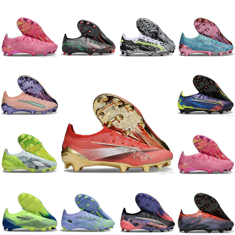 KidSuper SE Ultra 5 Ultimate Unlimited Cleats Sennas FG Soccer Match x Miami Racetrack Boots Ayrton Elite Memphis Depay Football Shoes 1413