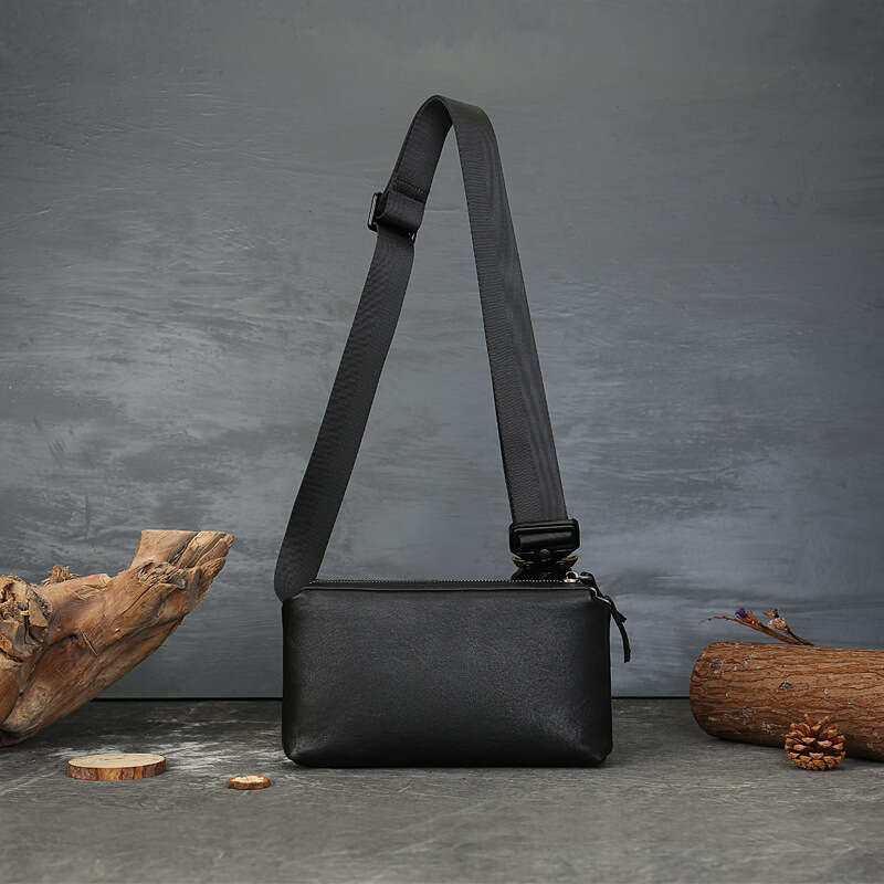 Luxury Shoulder Bags Totes Hobo Genuine Leather Chest For Men Crossbody New Fashion Casual Top Layer Cowhide Small Sling Bag Unisex Daily SENYY