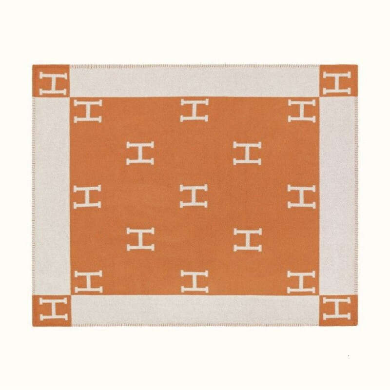 Blanket First Class Airline H Brand Raschel Nap Sofa Cover Air Conditioning Room Blanket Dust Proof Tapestry