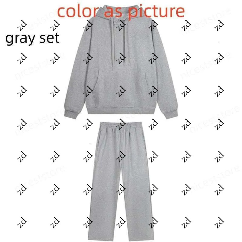 New Unisex style Sets jackets Sweatshirt Sweatpants set Hoodie Jacket Pullover Yoga 1/4 Full Zip Crew Pants Clothes Timeless