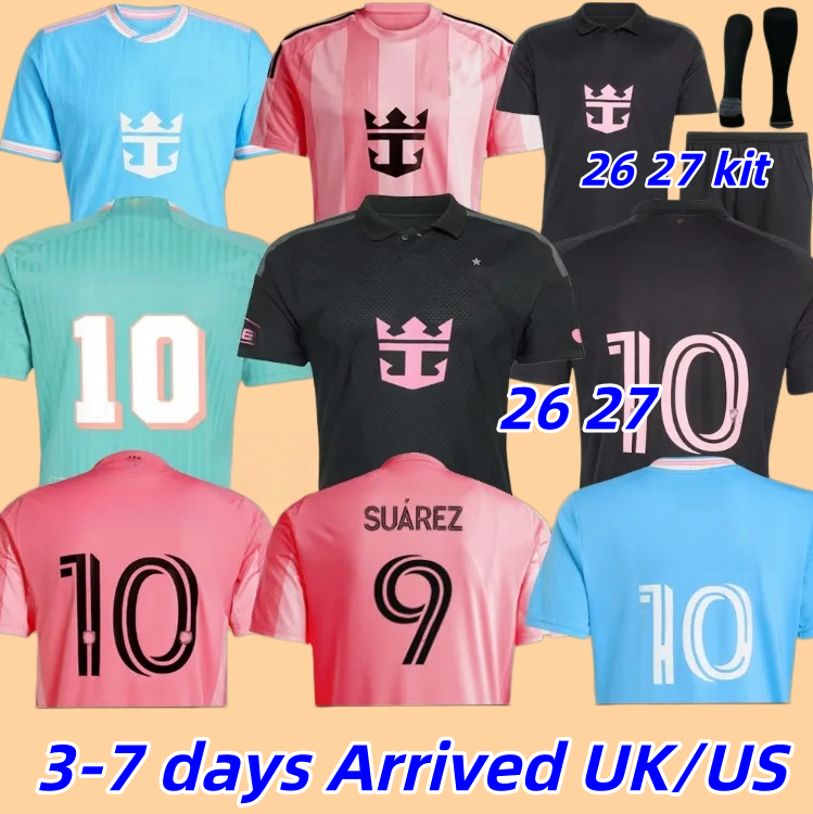 3XL 4XL 25 26 27 Inters Miamis soccer jersey football shirt SUAREZ CAMPANA YEDLIN home away Third 3rd goalkeeper fans player adult kids kit football shirt